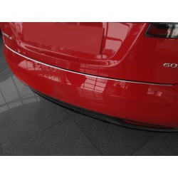 NAKŁADKA LISTWA OZDOBNA CARBON BLACK&RED NA ZDERZAK TYLNY TESLA MODEL S