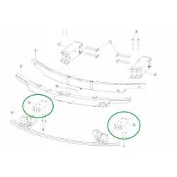 TESLA 3 STREFA ZGNIOTU DOLNA LEWA PRAWA 1109193