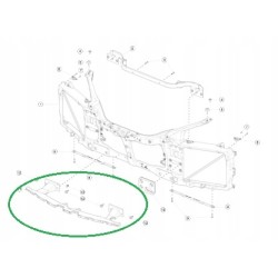 BELKA PRZEDNIA DOLNA TESLA S LIFT 1056837-00-D